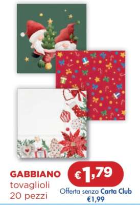 GABBIANO tovaglioli 20 pezzi