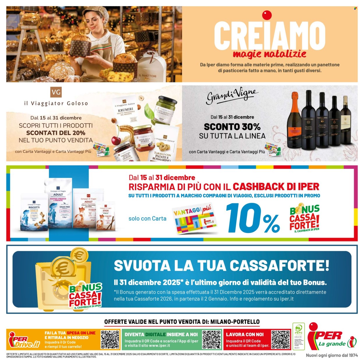 Volantino Iper, La grande i - 15/12/2025 - 31/12/2025. Pagina 40