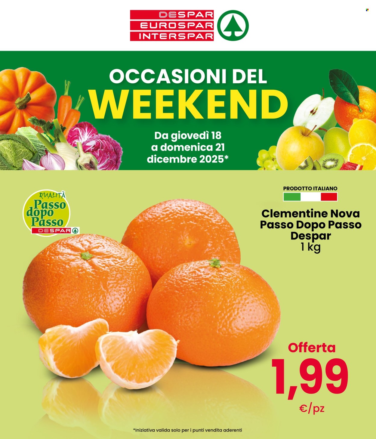Volantino Despar - 18/12/2025 - 21/12/2025. Pagina 1