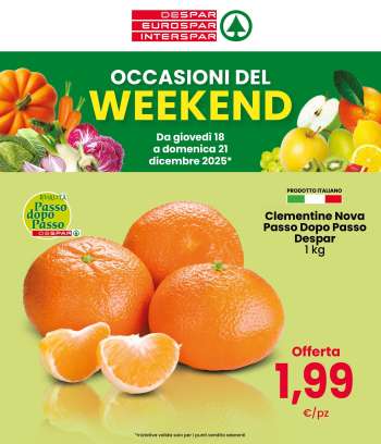 Volantino Eurospar - 18/12/2025 - 21/12/2025.