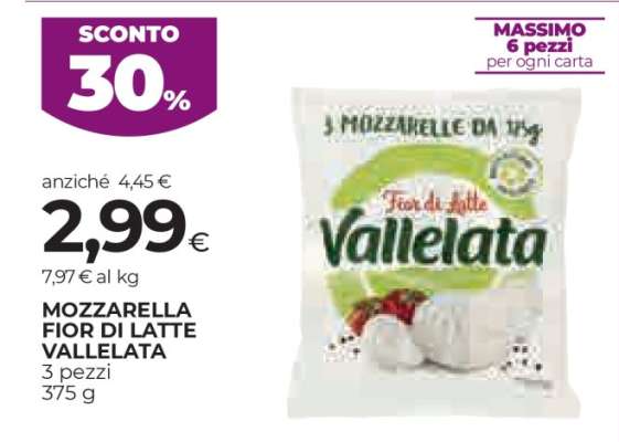 MOZZARELLA FIOR DI LATTE VALLELATA