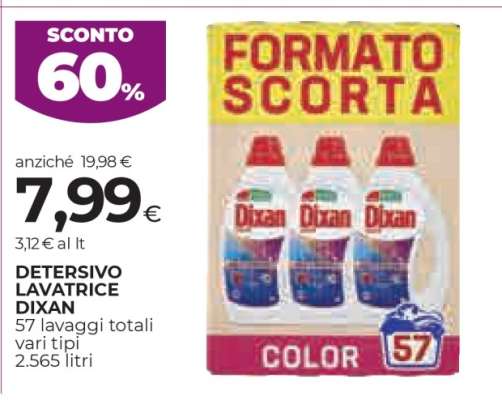 Detersivo Lavatrice Dixan