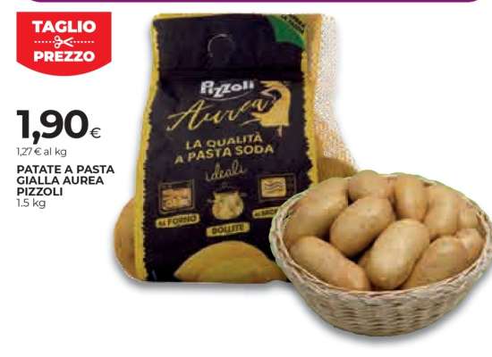 PATATE A PASTA GIALLA AUREA PIZZOLI