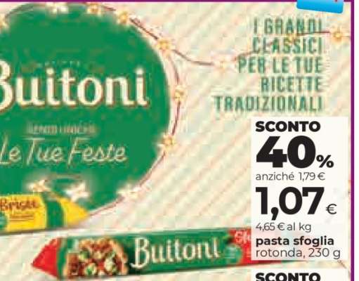 BUITONI Pasta Sfoglia rotonda