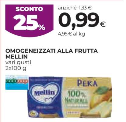 OMOGENEIZZATI ALLA FRUTTA MELLIN