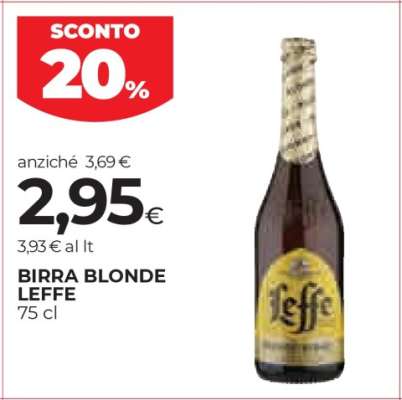 BIRRA BLONDE LEFFE