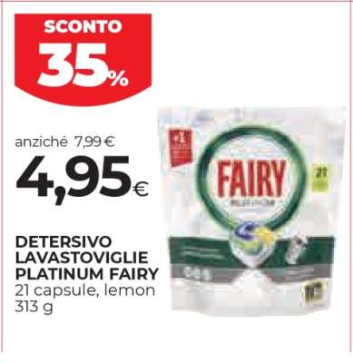 DETERSIVO LAVASTOVIGLIE PLATINUM FAIRY