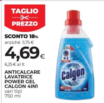 ANTICALCARE LAVATRICE POWER GEL CALGON 4IN1