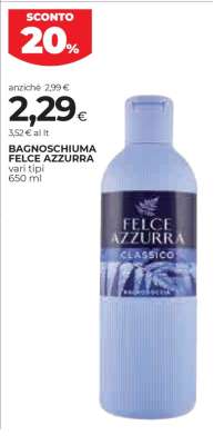 BAGNOSCHIUMA FELCE AZZURRA