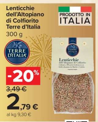 Lenticchie dell'Altopiano di Colfiorito Terre d’Italia
