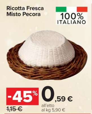 Ricotta Fresca Misto Pecora
