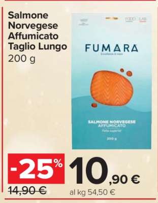 Salmone Norvegese Affumicato Taglio Lungo