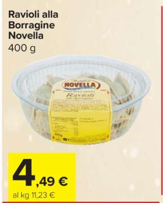 Ravioli alla Borragine Novella