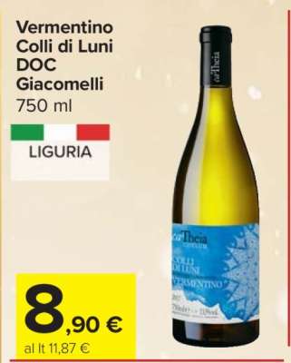 Vermentino Colli di Luni DOC Giacomelli