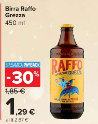 Birra Raffo grezza