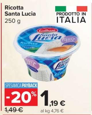 Ricotta Santa Lucia