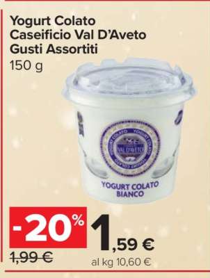Yogurt Colato Caseificio Val D’Aveto Gusti Assortiti