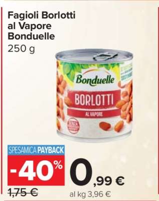 Fagioli Borlotti al Vapore Bonduelle