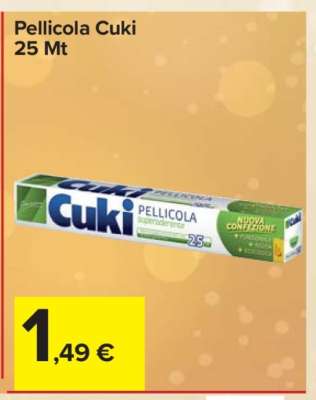 Pellicola Cuki 25 Mt