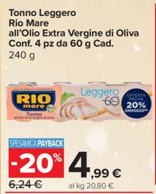 TONNO LEGGERO RIO MARE