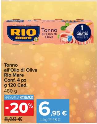 Tonno all’Olio di Oliva Rio Mare