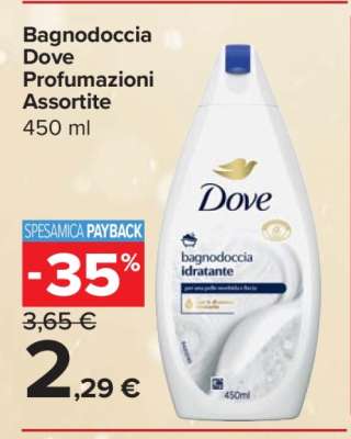 Bagnodoccia Dove Profumazioni Assortite