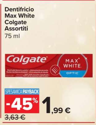 Dentifricio Max White Colgate Assortiti