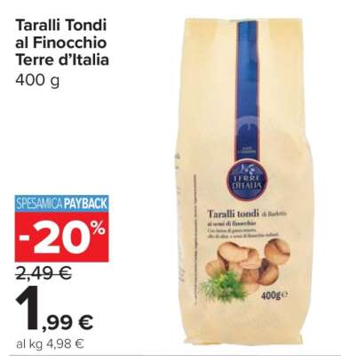 Taralli Tondi al Finocchio Terre d’Italia