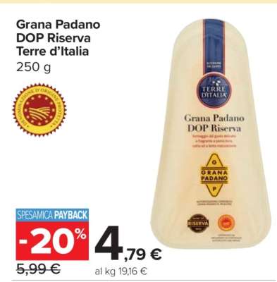 Grana Padano DOP Riserva Terre d'Italia