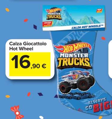 Calza Giocattolo Hot Wheel