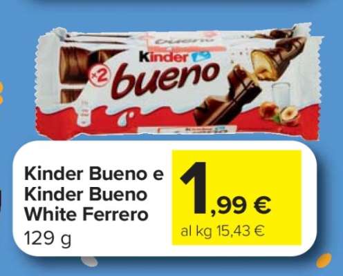 Kinder Bueno e Kinder Bueno White Ferrero