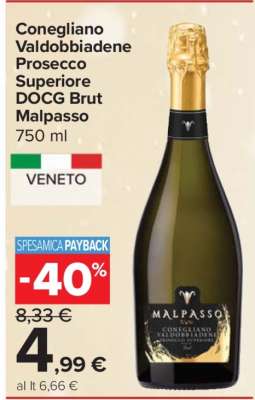 Conegliano Valdobbiadene Prosecco Superiore DOCG Brut Malpasso