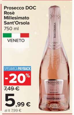 Prosecco DOC Rosè Millesimato Sant’Orsola
