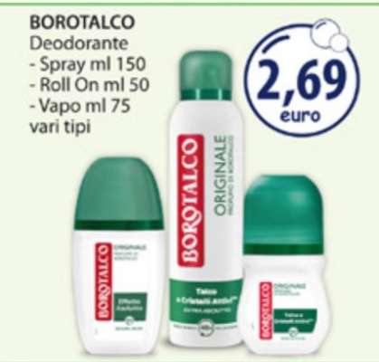 BOROTALCO Deodorante