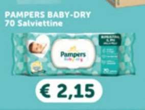 PAMPERS BABY-DRY 70 Salviettine