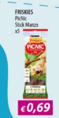 FRISKIES PicNic Stick Manzo x5