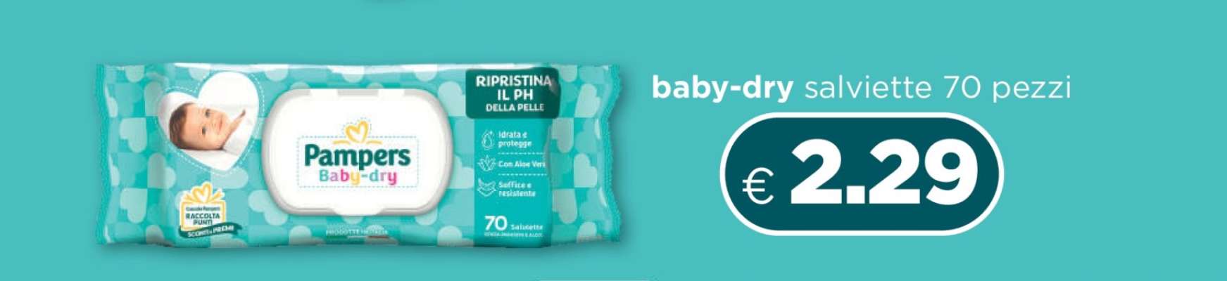 PAMPERS BABY-DRY SALVIETTE