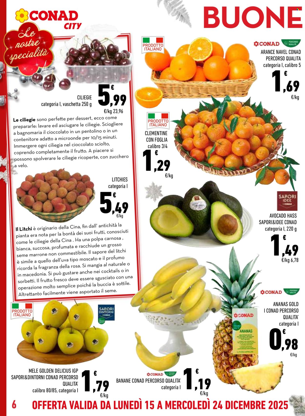 Volantino Conad City - 15/12/2025 - 24/12/2025. Pagina 6