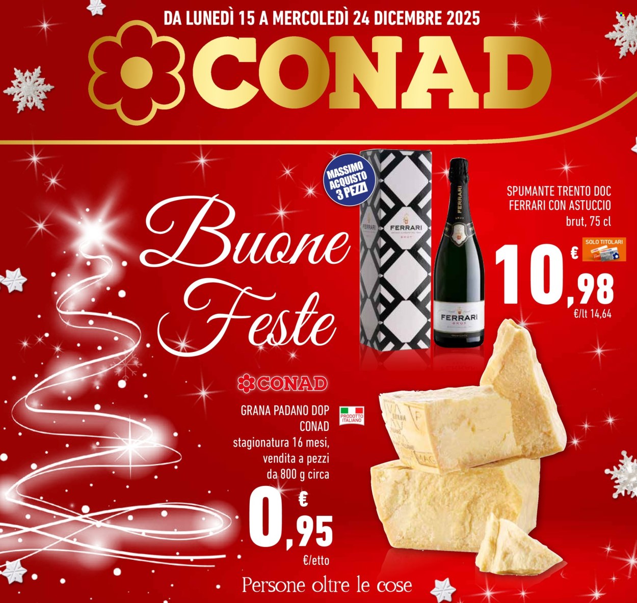 Volantino Conad - 15/12/2025 - 24/12/2025. Pagina 1