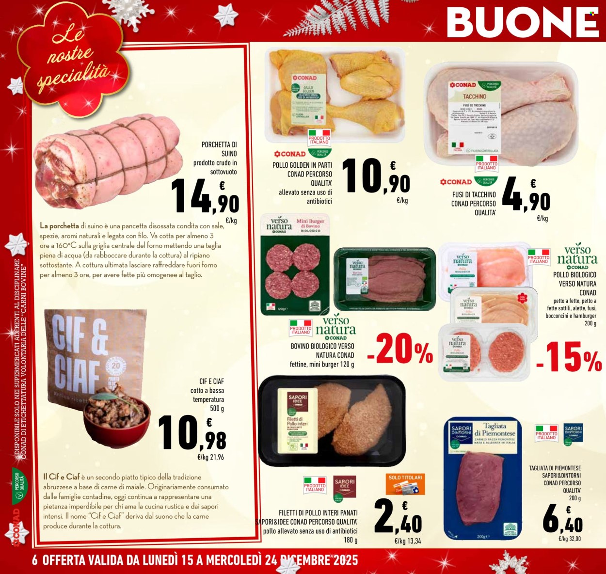 Volantino Conad - 15/12/2025 - 24/12/2025. Pagina 6