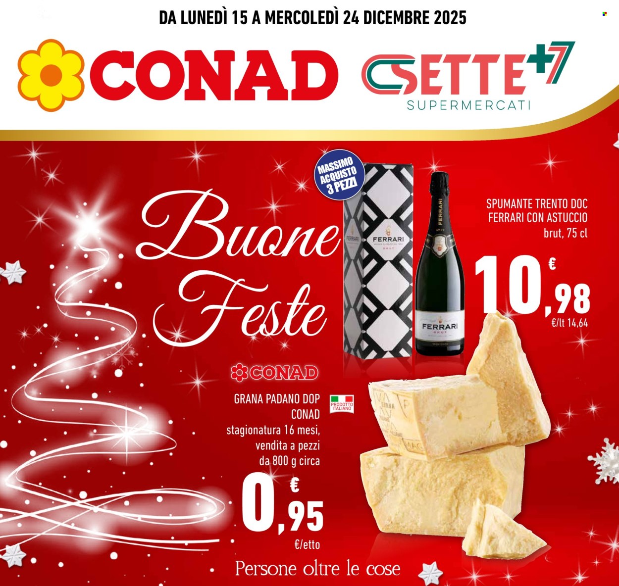 Volantino Conad - 15/12/2025 - 24/12/2025. Pagina 1
