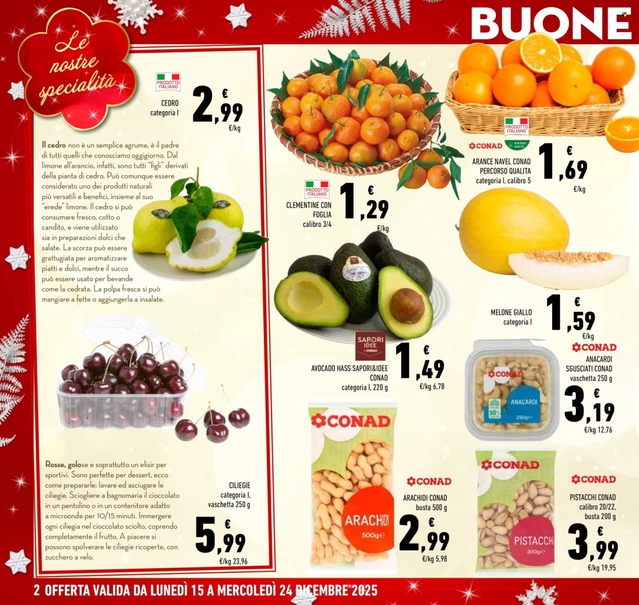 Volantino Conad - 15/12/2025 - 24/12/2025. Pagina 2