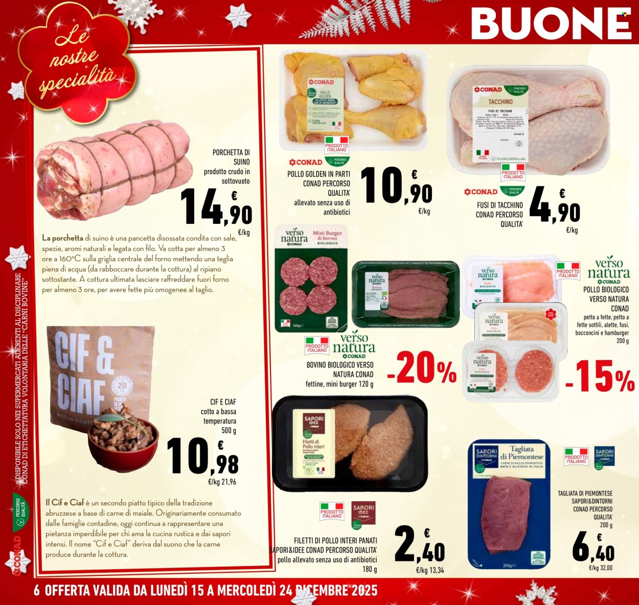 Volantino Conad - 15/12/2025 - 24/12/2025. Pagina 6