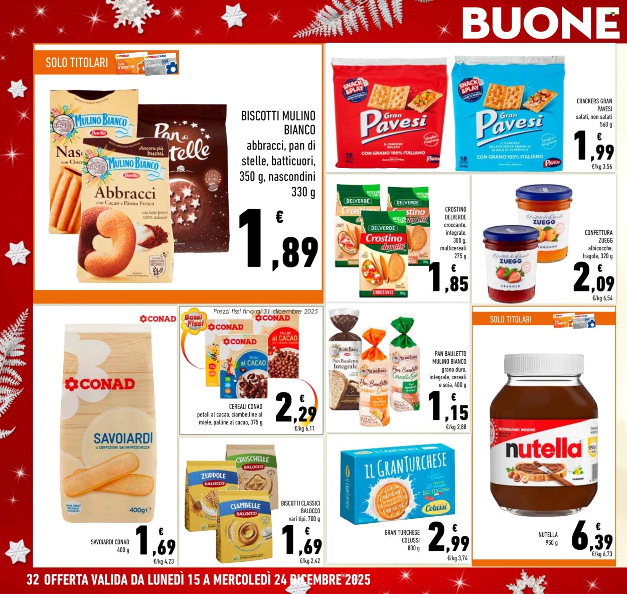 Volantino Conad - 15/12/2025 - 24/12/2025. Pagina 32