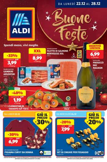 Volantino Aldi - 22/12/2025 - 28/12/2025.