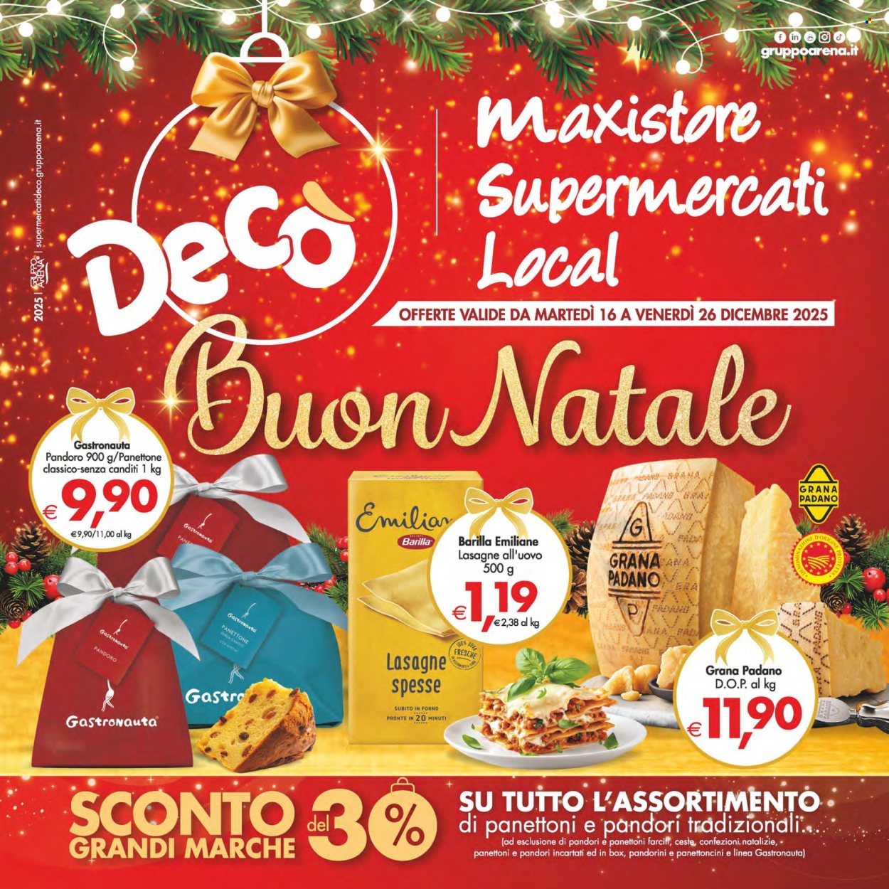 Volantino Deco - 16/12/2025 - 26/12/2025. Pagina 1