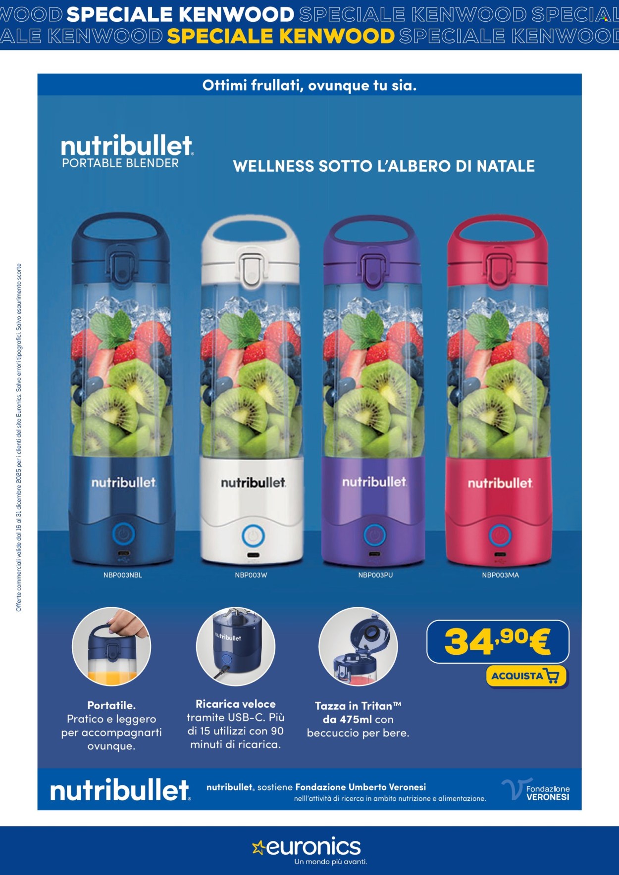 Volantino Euronics - 16/12/2025 - 31/12/2025. Pagina 9