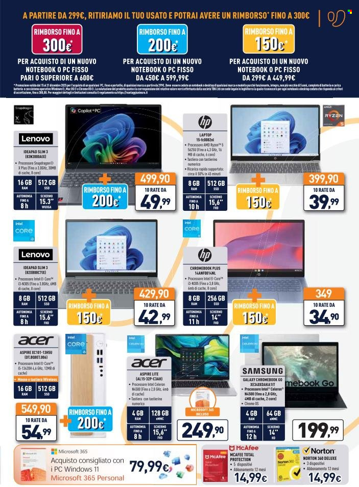 Volantino Unieuro - 15/12/2025 - 24/12/2025. Pagina 13