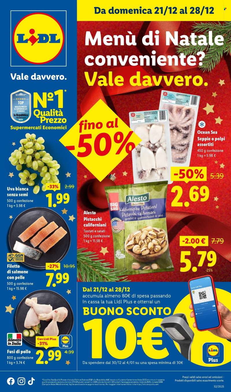 Volantino Lidl - 21/12/2025 - 28/12/2025.