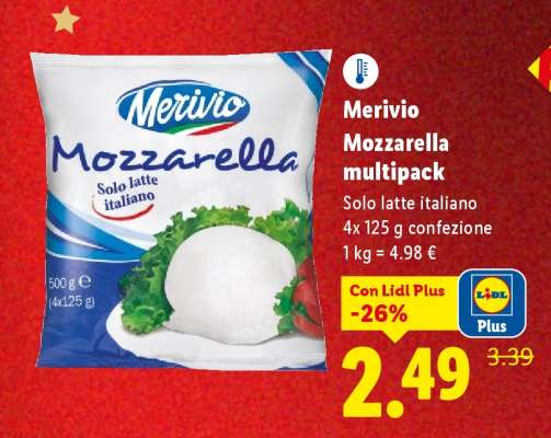 Merivio Mozzarella Multipack